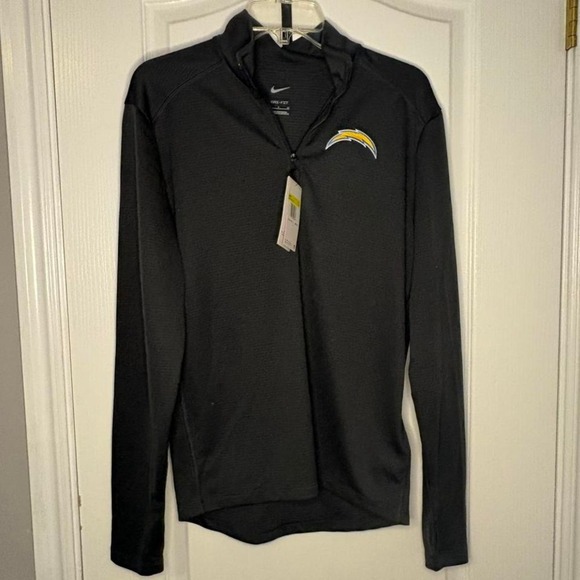 Nike Other - Nike Chargers black half zip sweatshirt